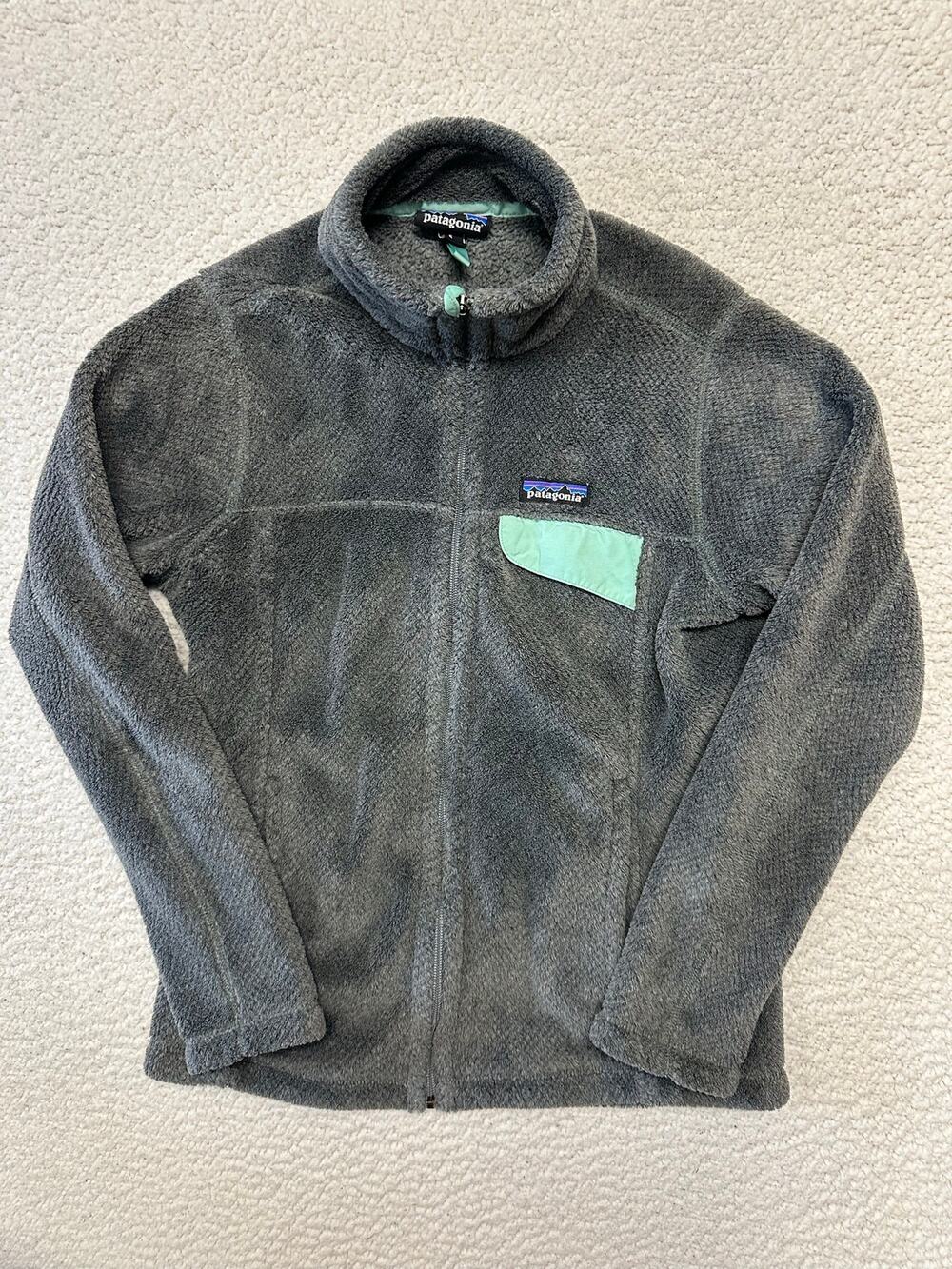 Patagonia Womens Full Zip Fleece Re Tool Jacket Small *Damaged*
